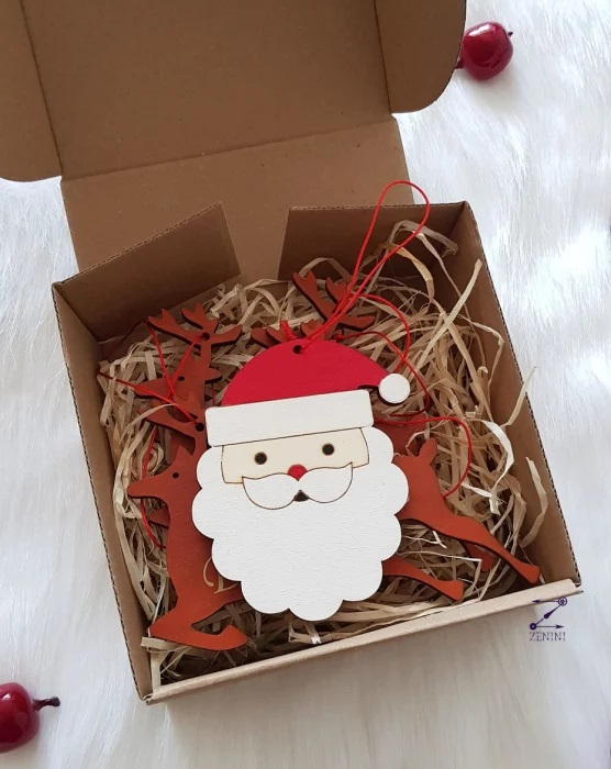 Set ornamente brad Mos Craciun si reni [4]