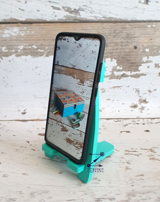 Suport telefon catel lemn [3]