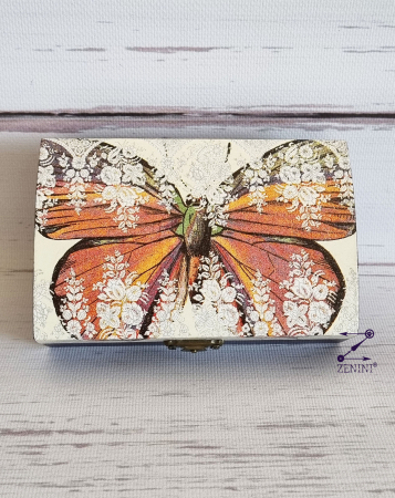 Cutie bijuterii cu fluture dantelat [1]
