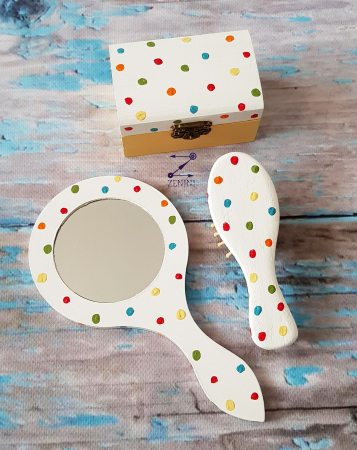 Accesorii copii - Set cu buline colorate, pentru fetite