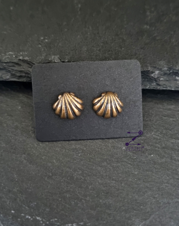 ALTE BIJUTERII - Cercei scoici din bronz