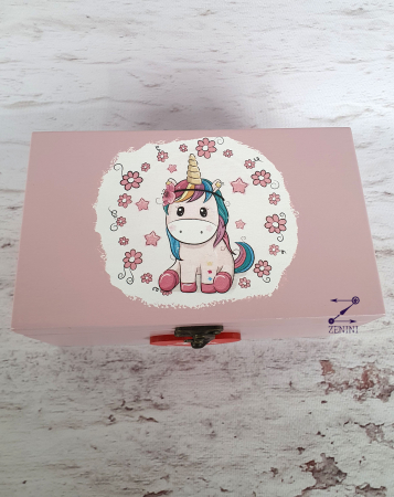 Cutie cu unicorn roz [5]