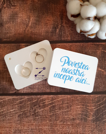 Cutii verighete - Cutie verighete Povestea noastra incepe aici - personalizata