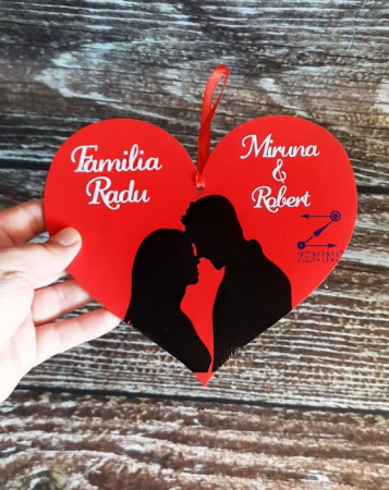 Decoratiuni - Decoratiune inima personalizata