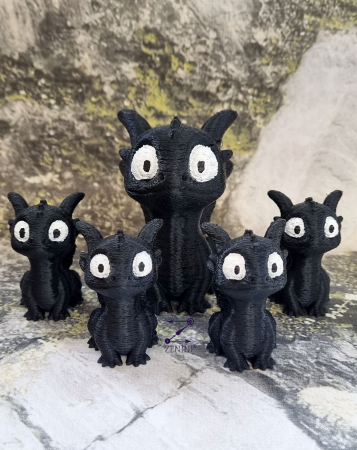 Figurine 3D - Dragon Toothless 3D