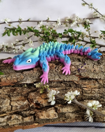 Figurine 3D - Figurina articulata dragon 3D Icy dragon