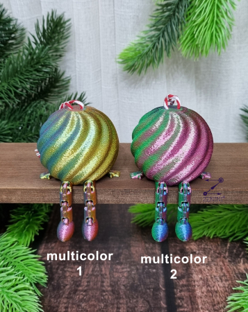 Glob colorat cu picioare, printat 3D [3]