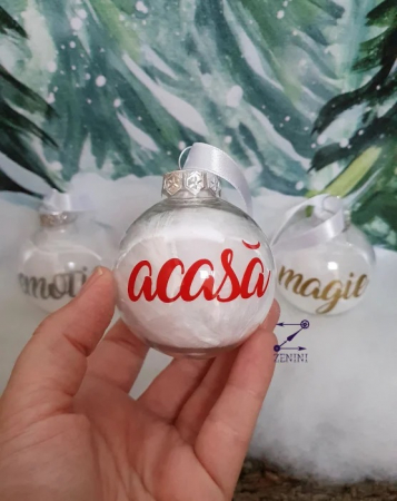 Glob cu pene, personalizat cu nume [1]