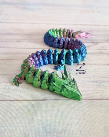 Figurine 3D - Figurina dragon 3D Adamantite dragon - jucarie articulata