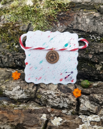 Martisor floare din bronz [3]