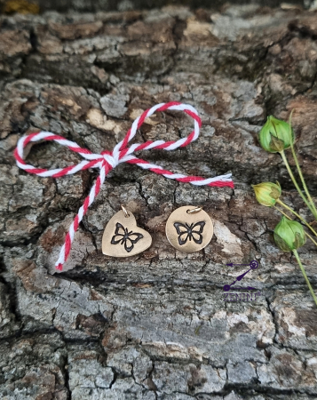 Martisor fluture din bronz