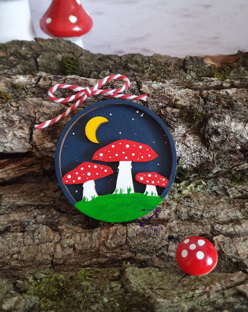 Martisor ciupercute 3D