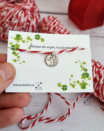 Martisor ghiocel din argint