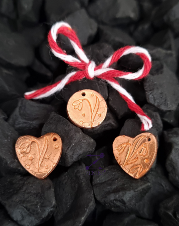 Martisor - Martisor ghiocel din cupru