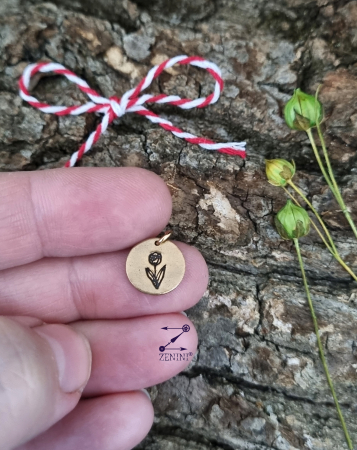 Martisor lalea din bronz [1]
