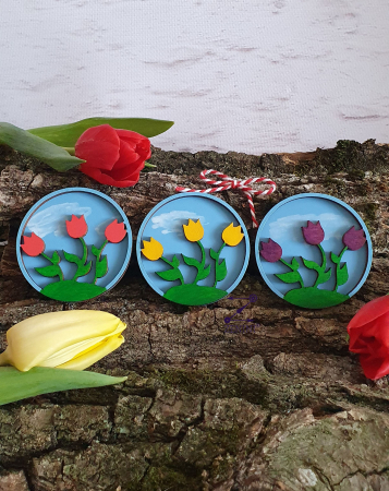 Martisor - Martisor lalele 3D