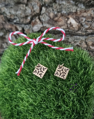 MARTISOR - Martisor model de inspiratie traditionala, din bronz