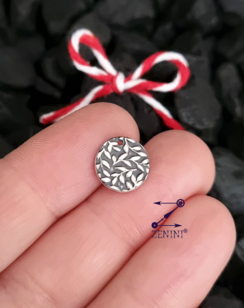 Martisor din argint cu model botanic [1]