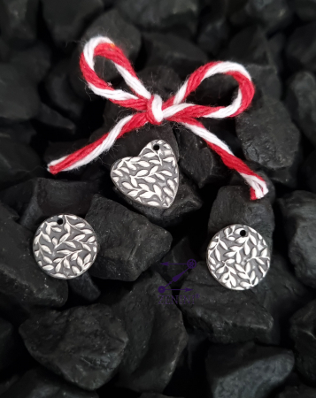Martisor - Martisor din argint cu model botanic