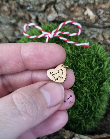 Martisor pisica din bronz [2]
