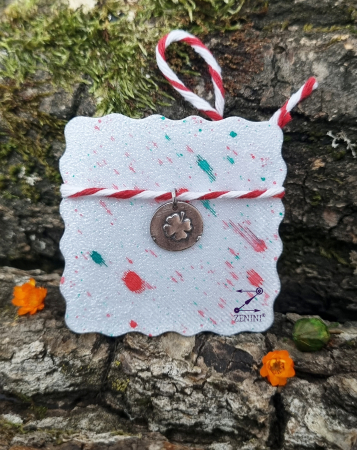 Martisor trifoi cu patru foi, din argint [3]