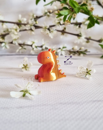 Marturie botez dinozaur printat 3D, cu eticheta personalizata [6]