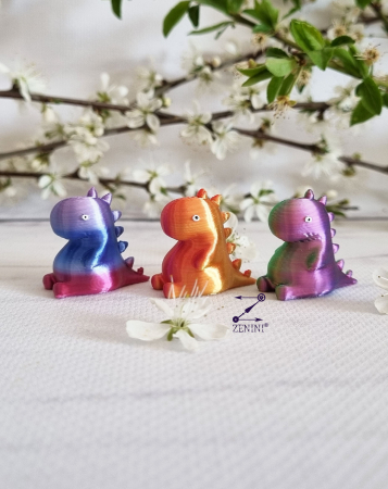 Marturie botez dinozaur printat 3D, cu eticheta personalizata [4]