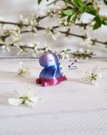 Marturie botez dinozaur printat 3D, cu eticheta personalizata [7]