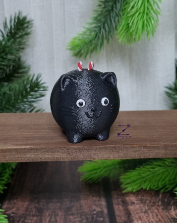 Ornament brad pisica dolofana printata 3D [1]