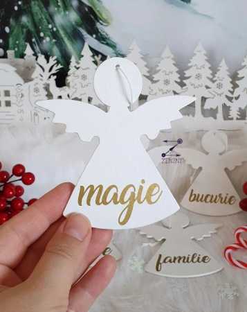Craciun - Ornament ingeras personalizat