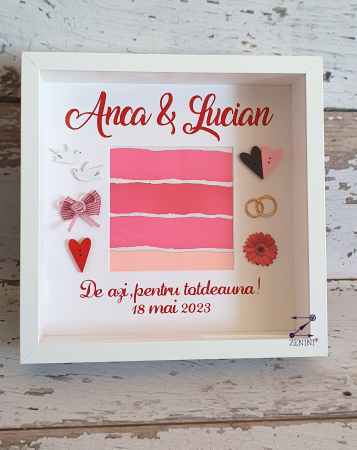 NUNTA - Rama foto personalizata pentru cuplu