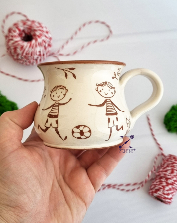 Set cadou 8 martie pentru mama: cana ceramica, esarfa eleganta, brosa martisor si bomboane Raffaello [2]