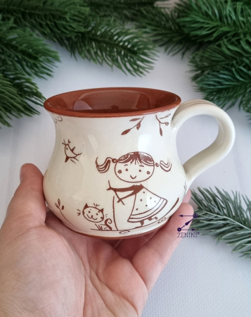 Set cadou Craciun pentru diriginta: cana ceramica, glob plastic personalizat [3]