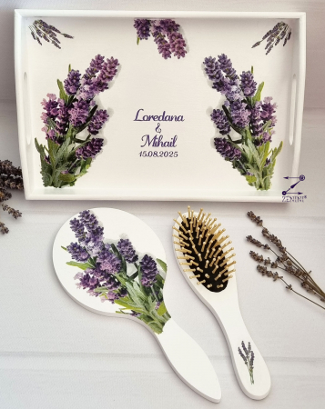 Set mireasa cu lavanda