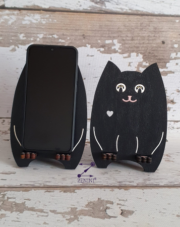 Suport telefon pisica neagra [1]