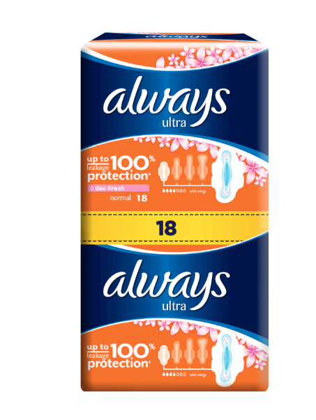 Absorbante Always Ultra Normal Fresh Duo, 18 buc [2]