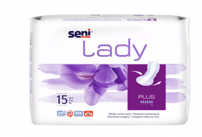 Absorbante Pentru Incontinenta Seni Lady Plus 15 BUC