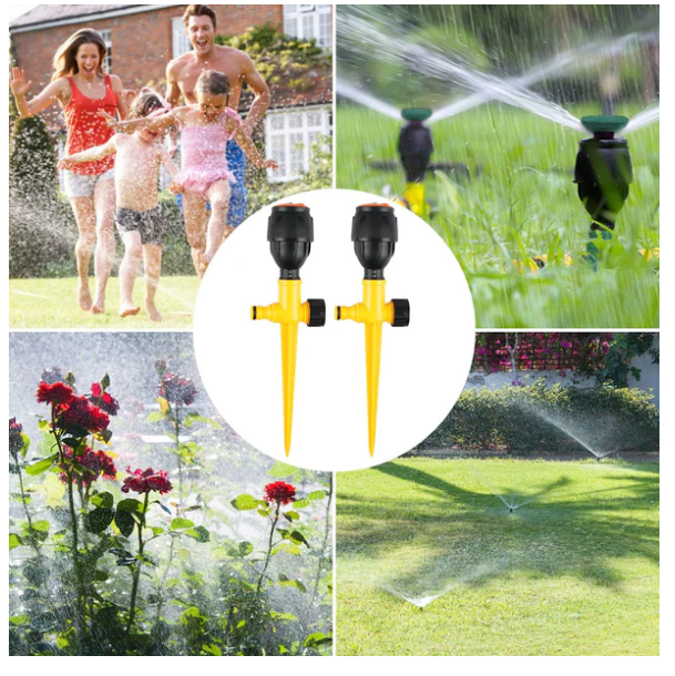 Aspersor de gazon 6 piese, stropitor de gradina rotativ 360 [5]