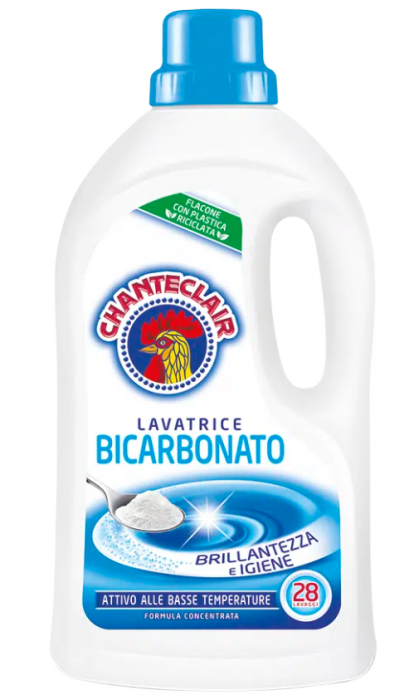 Detergent Lichid de Rufe, Chante Clair, Bicarbonat, 1260 ml, 28 spalari