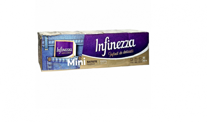 Batiste Nazale Mini Pocket 10Pac Set 4str, Infinezza - 90032585