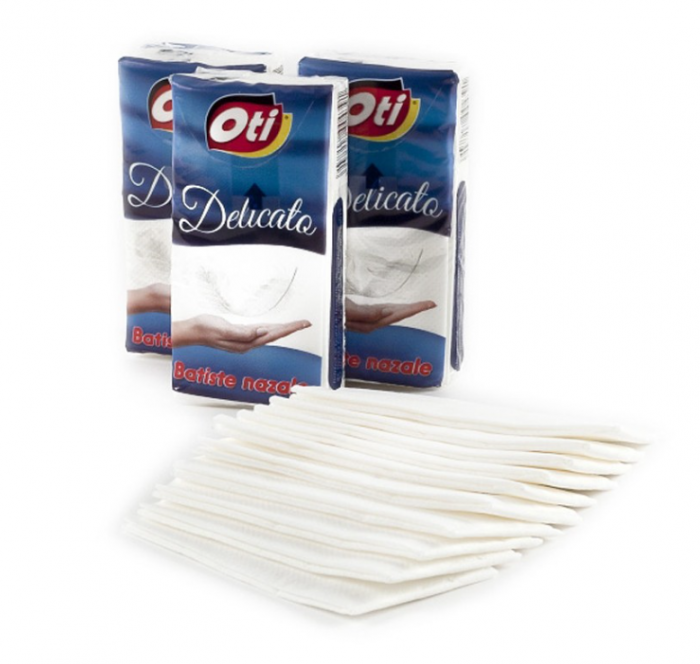 Batiste nazale Oti Delicato, 2 straturi, 10 pach./set, neparfumate [3]