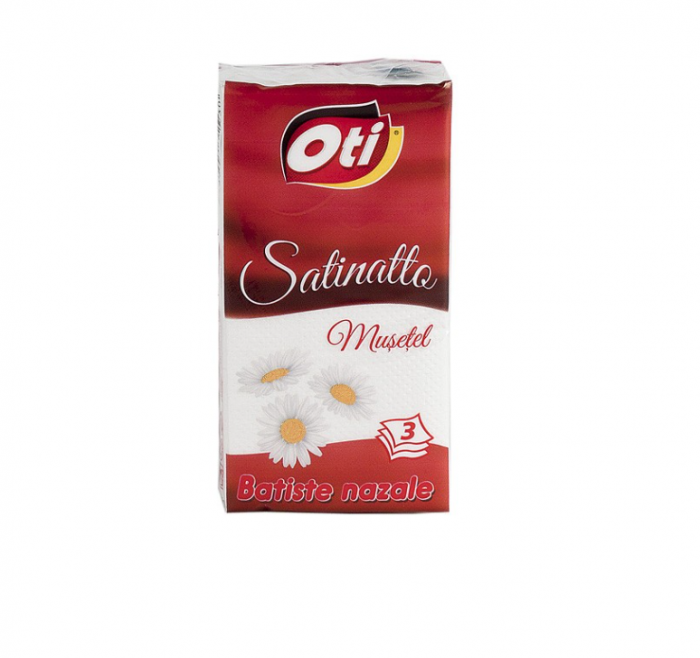Batiste nazale Oti Satinatto, 3 straturi, 10 pach./set, parfumate [3]