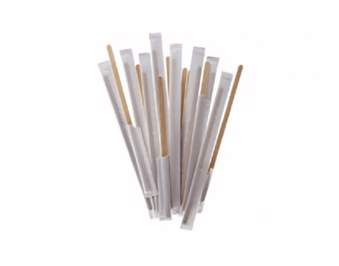 Set 250buc, Palete pentru cafea, din lemn rezistent, ambalate individual, 11cm - 90038853 [4]
