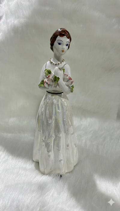 Bibelou Decorativ din Portelan, Model Ancuta, Inaltime 25 cm, Finisaj Lucios [2]