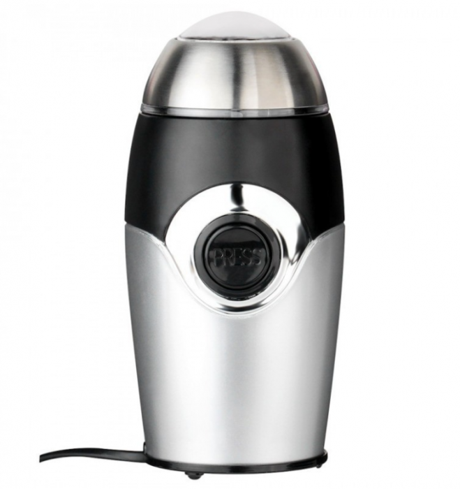 Rasnita din inox 200W, 50gr, lame inox, pentru zahar cafea, include Taxa verde 0.75+TVA