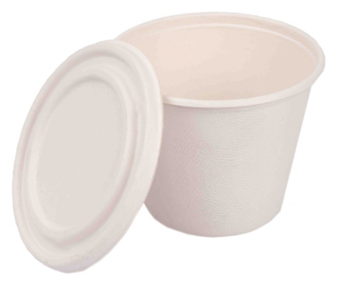 Capace boluri (pahare) supa unica folosinta biodegradabile cf standard EN13432, 500 ml, 50 buc/set [2]