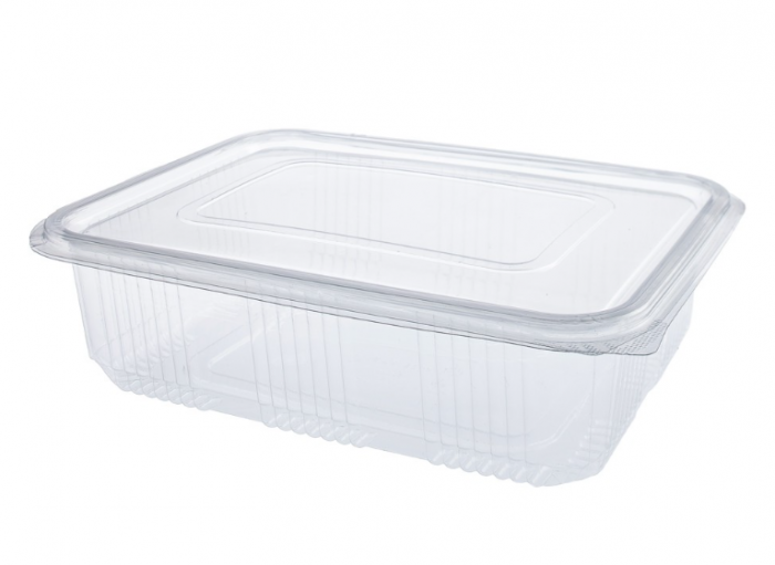 Caserole dreptunghiulare cu capac 1000 ml, 70x190x120 mm, 100 buc. set