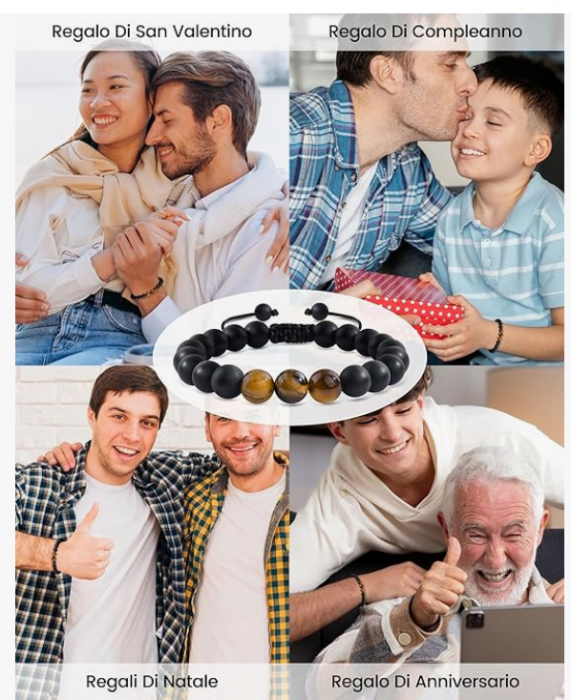 Brățară simplă pentru bărbați – design clasic, ajustabilă, cadou elegant pentru zi de naștere sau ocazii speciale [6]