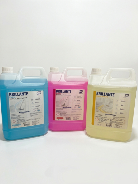 Brillante Fiore Detergent Pardoseli 5L, Solutie Curatare Gresie si Faianta, Uscare Rapida, Fara Urme, Miros Floral [2]