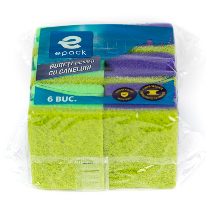 Bureti colorati pentru vase cu caneluri Epack, 6 buc/set [2]